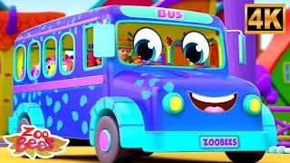 Wheels on the Bus | Nursery Rhymes & Kids Songs | Baby Learning Songs