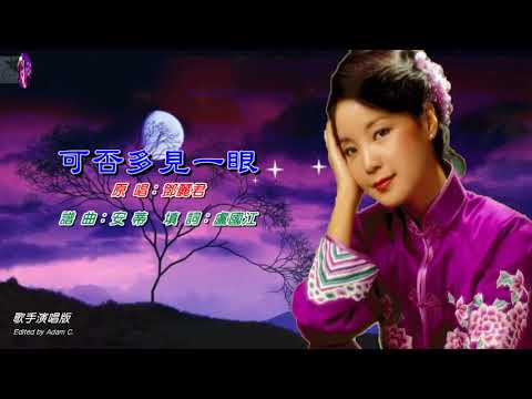 可否多見一眼〈粵語〉鄧麗君〈歌手演唱版〉