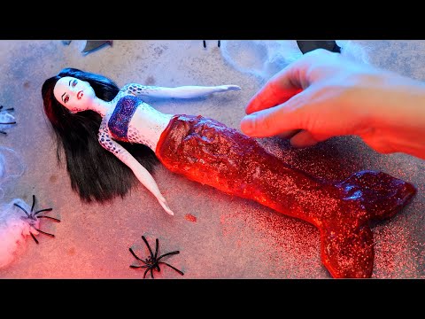 We Turned Barbie into Vampire Mermaid 🔥