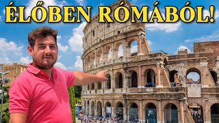 RÓMA AZ ÖRÖK VÁROS ÉLŐBEN🇮🇹