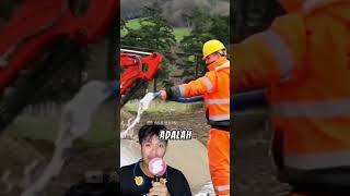 KARPET INI JADI SEKERAS BATU SETELAH DISIRAM AIR?! #shorts