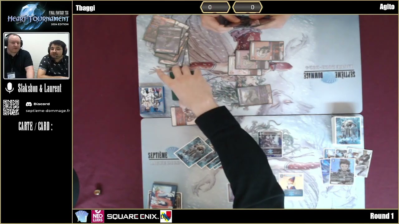 FFTCG - Dijon regional Qualifier - Heart tournament day 2 2024 - Round 1