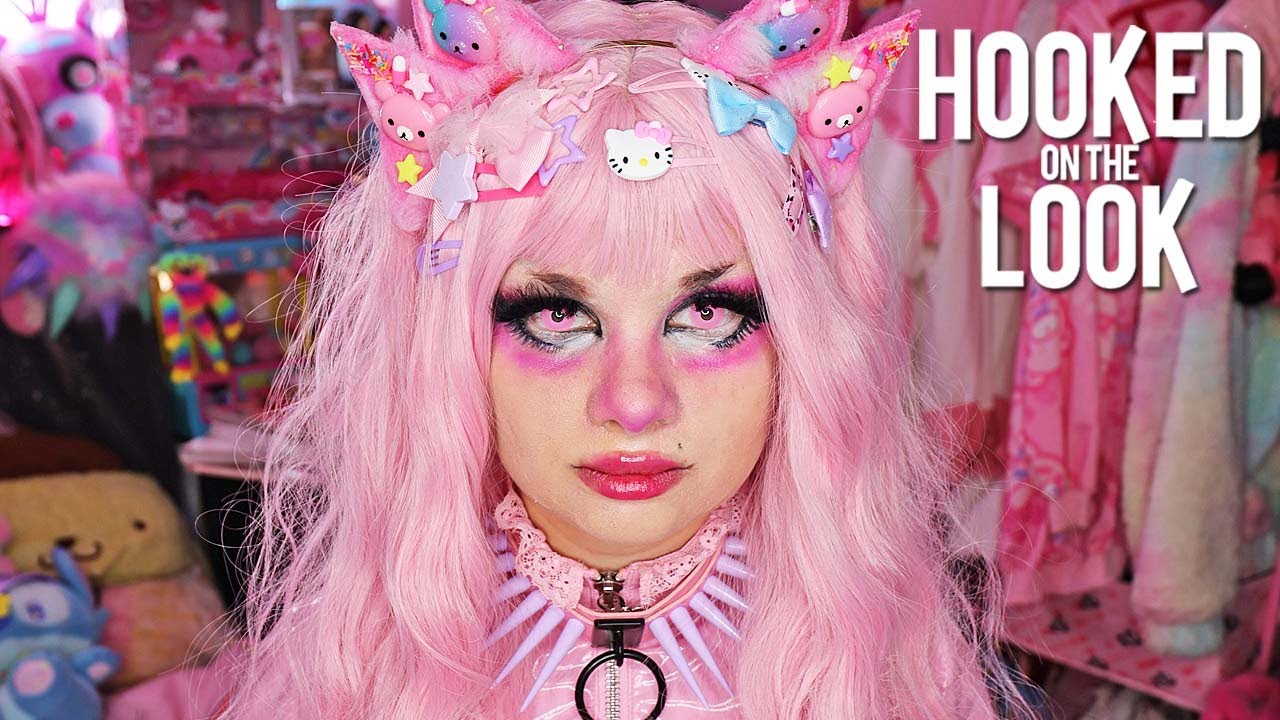 I'm a pink haired kawaii monster - hooked on the look