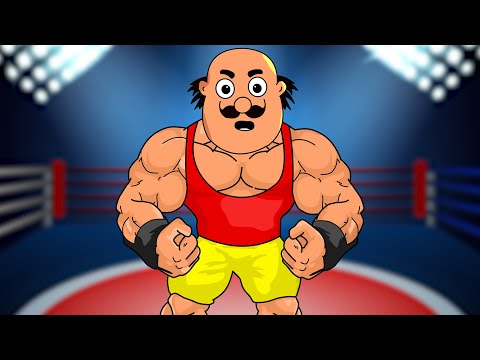 How to Draw Motu Patlu | Motu Patlu Bodybuilder Painting | Learn to Draw Cartoon