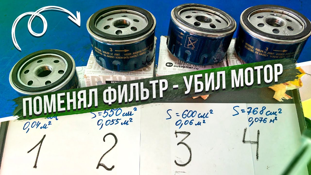 Контрольная закупка оригинальных масляных фильтров. Вскрыли каждый и афигели #запчасти