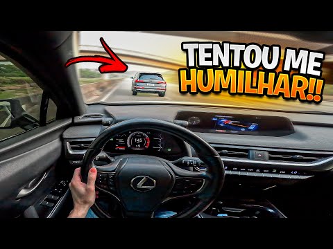 AUDINHA NÃO CURTIU O LEXUS NA TRASEIRA E DEU TUDO NA PISTA 😂