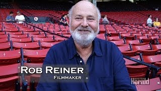 Rob Reiner at Fenway park talking new movie And So It Goes