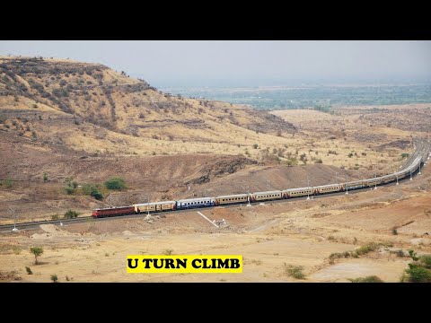 WCAM2P Converted WAG5 Climb U Turn & Skip Mountain Station Adarki | Mumbai Kolhapur Koyna