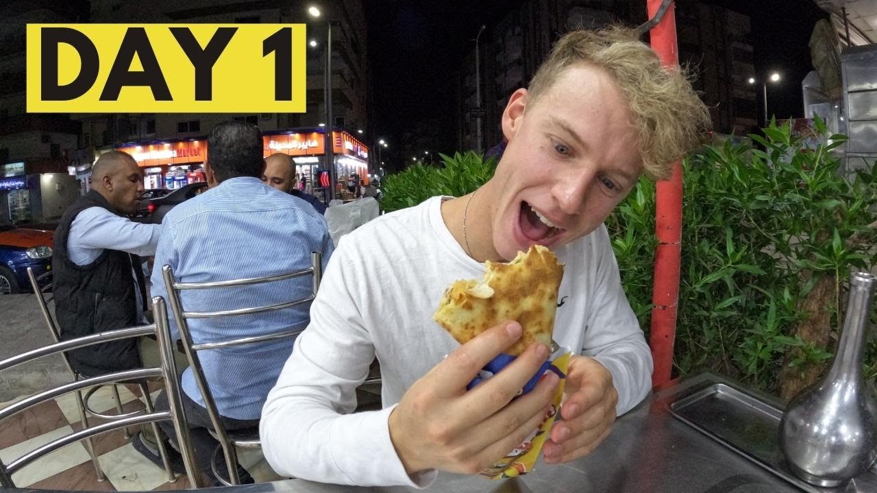 First Impressions of Egypt - Eating Shawarma - Joel Friend
