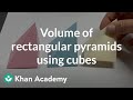 Understanding Volumes of Rectangular Pyramids and Cubes
