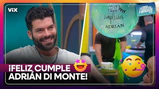 Adrián Di Monte cumple años en La Casa de los Famosos México y La Jefa lo celebra | ViX