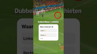 Waar schiet jij? ⚽ Links of Rechts? #voetbal #penalty #nederlandselftal #nederland #arjenrobben