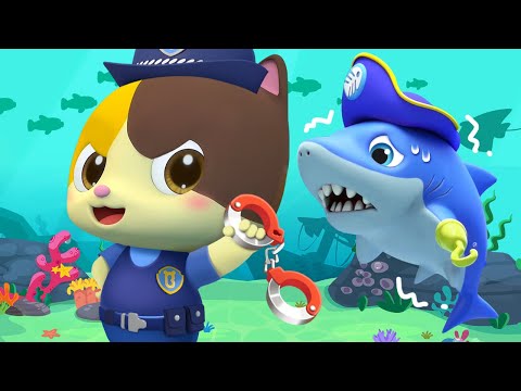 Police Officer and Missing Shark | Good Habits | Safety Rules | Kids Cartoon | Mimi and Daddy