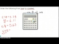 Comparing and Ordering Real Numbers