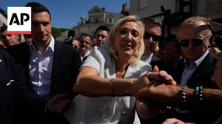 YouTube video thumbnail: Marine Le Pen Will Run for France President With Court-Ordered Ankle Monitor