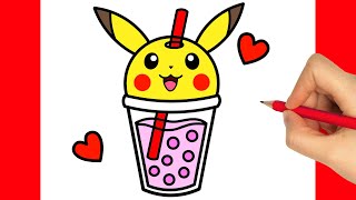 CÓMO DIBUJAR A PIKACHU - CÓMO DIBUJAR UN BATIDO