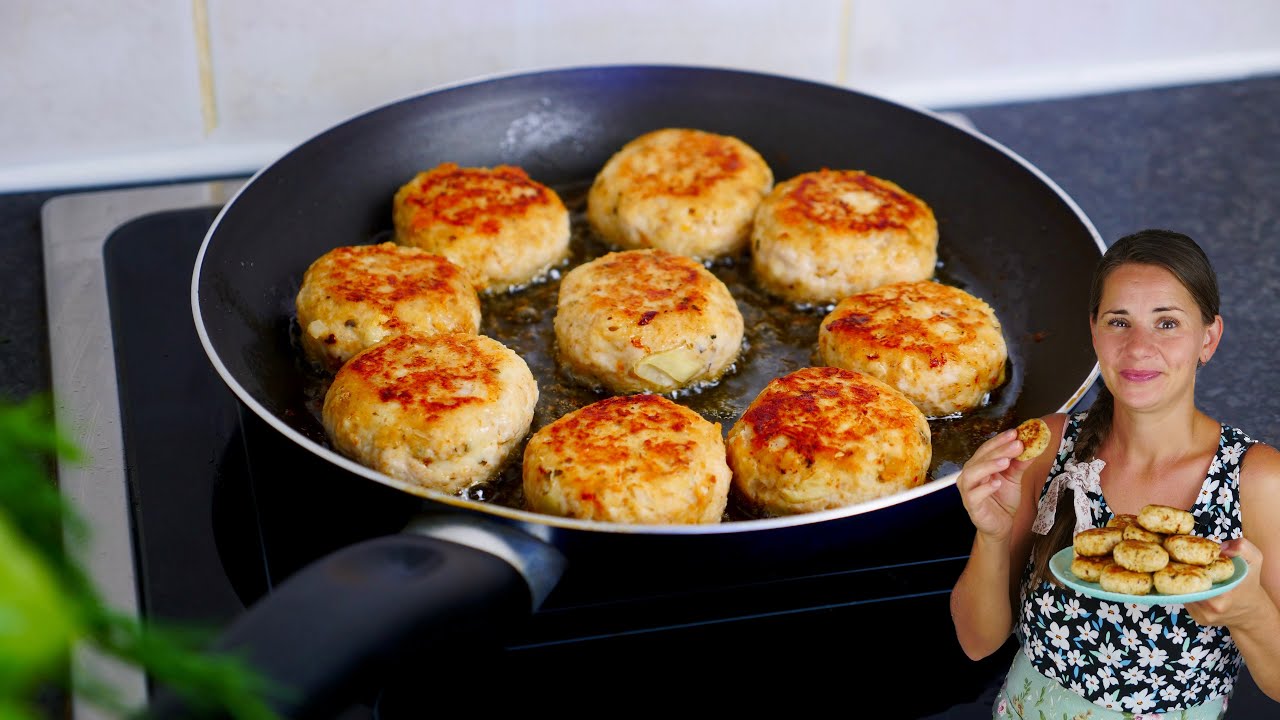 Рецепт: сливочные куриные котлеты (вкусные и нежные)