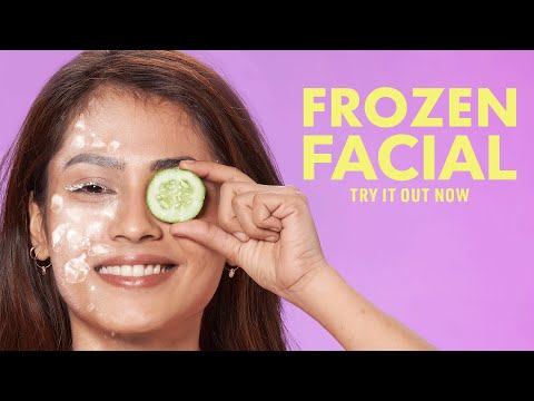 Try out this life-changing skincare hack! DIY Frozen Cucumber Facial #Shorts