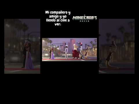 Mi Compañero y amigo y yo llendo a ver: Minecraft La Película 🟩🟫 #lostiposmalos #minecraftmovie