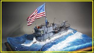 1/35 Diorama building - Capturing U-boat (Type IX C U-505)