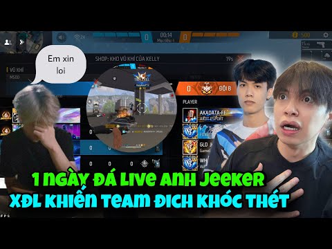 XĐL Dành 1 Ngày Chỉ Đá Live Anh Jeeker Khiến Team Người Anh Khóc Thét!!!