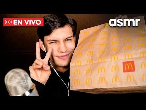 #ASMR LIVE COMIENDO - ASMR En vivo para DORMR