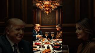 Inside the Private Life of Trump & Melania: Dinner Like Royalty#TrumpDinner #MelaniaStyle