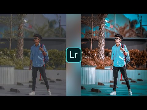 Lightroom orange and blue colour effect photo editing || Lightroom background colour change preset 😍