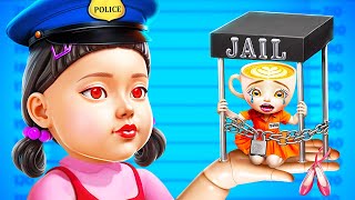Как Спастись из Тюрьмы Куклы из Игры Кальмара?! Балерина Капучино Украли с Вечеринки Brаinrot!