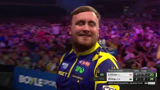 2025 WORLD GRAND PRIX -  HIGHLIGHTS LUKE LITTLER VS GERWYN PRICE (AUDIO ITA)
