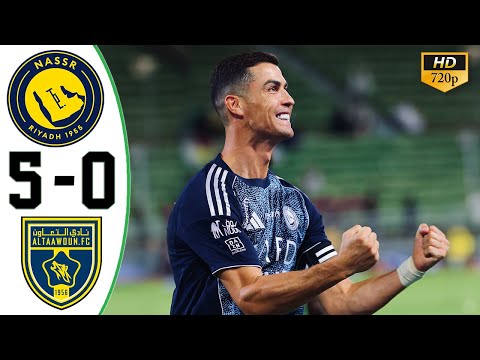 Ronaldo Goal ๐ฅ Nassr vs Taawon 5-0 All Goals & Highlights 2025
