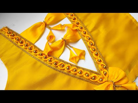 Bow  Butterfly Blouse Design | Pushpa Blouse Design| 2025 Blouse Design Back Neck Cutting Stitching