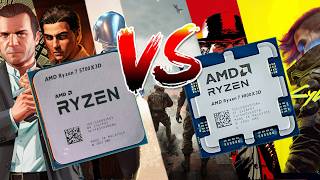 Ryzen 7 5700X3D vs 9800X3D in 6 games (RTX 5070Ti)