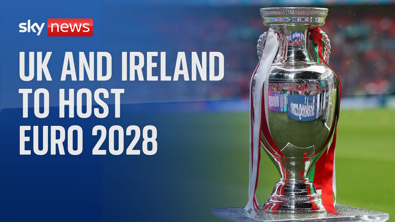 Euro 2028: UK and Ireland win bid to host football tournament