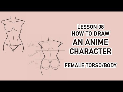 [Draw Anime Character Tutorial] 08 - Female...