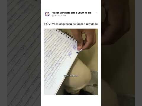 O importante é o visto 🤣 #enem #escola #faculdade #ensinomedio