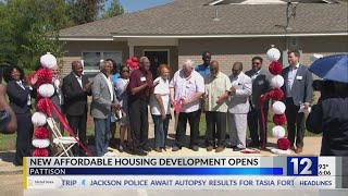 YouTube video thumbnail: New Affordable Housing Units Open in Claiborne County
