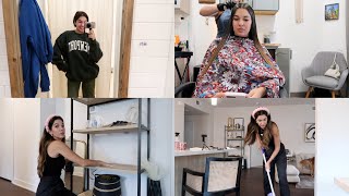 A week in the life | صبغت شعري | حملة تنظيف البيت