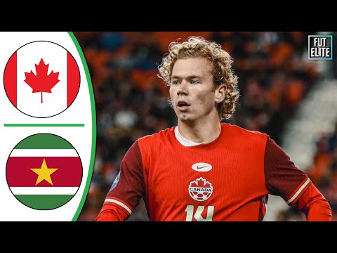 Canada vs Suriname 3-0 Extended Highlights & Goals 2024