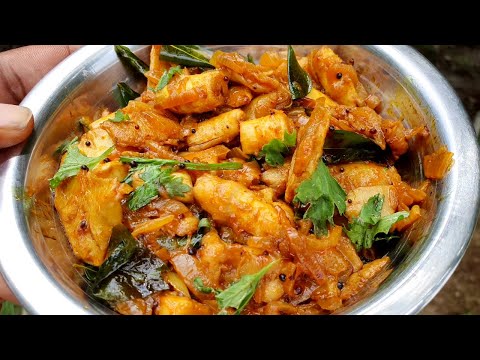 FRESH Mushroom Gravy in Tamil | Village Cooking Food