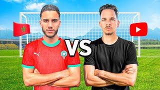 I Challenged A Pro Moroccan Football Player!