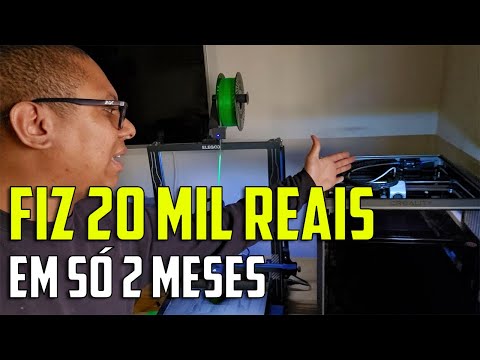 FIQUEI RICO TRABALHANDO COM IMPRESSÃO 3D!
