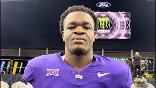 TCU edge rusher Paul Oyewale from Big 12 media days