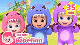 [TODO] Maratón de las canciones de Dinosaurios | Baila Como el T-rex y más | Bebefinn en español