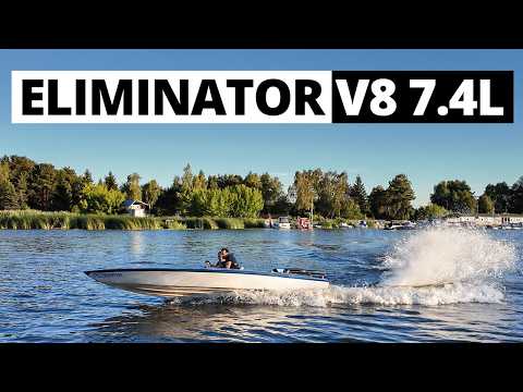 Dragster na wodzie - Eliminator V8 7.4L Big Block