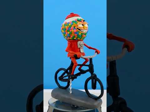 Making Chicleteira Bicicleteira with Clay #brainrot #clay #memes