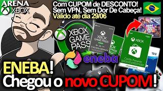 ENEBA! CUPOM para Game Pass, Jogos, DLC! GTA VI COM DESCONTO! | Arena Xbox