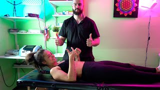 ASMR Chiropractic. Model Christina