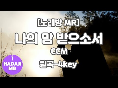 [DJ노래방/멜로디O] 나의 맘 받으소서 MR (Bb 원곡-4key) / 하다지MR