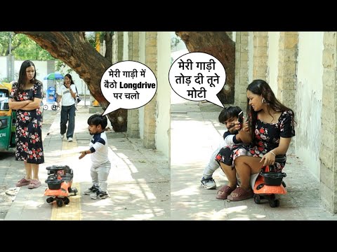 2 फूट के बोने ने  लड़को  भिठाया  गड़ी पर | Chota Chetan